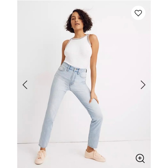 NWT Madewell The Curvy Perfect Vintage Jean in Fitzgerald Wash - Picture 3 of 9